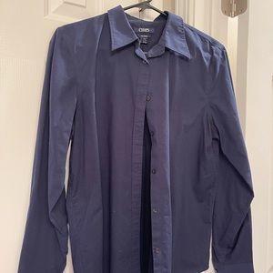 Navy Blue Women’s Chaps Shirt